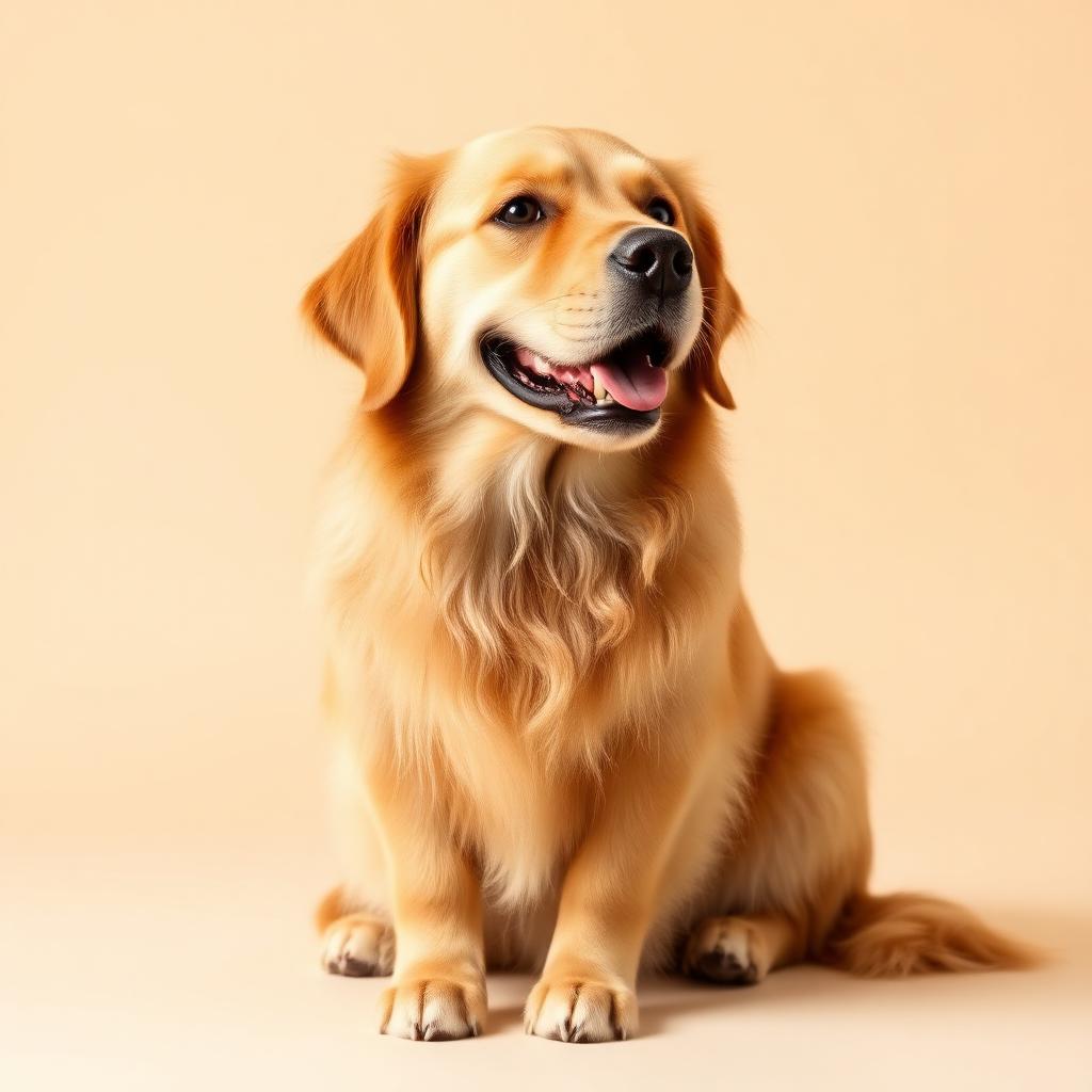 Cooper, a happy Golden Retriever